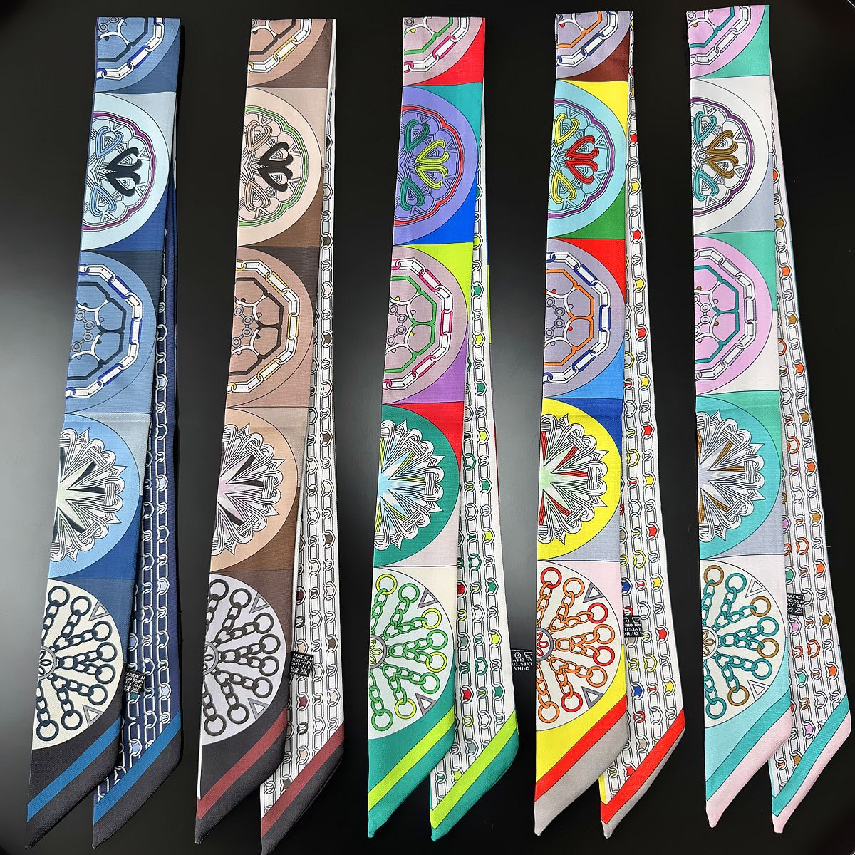 Luxury Skincare Headband - Brand Design Vrouwen Sjaal Kleurrijke Halve