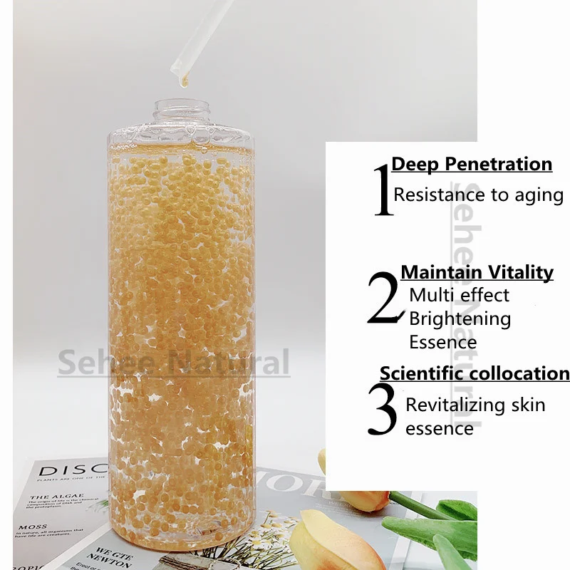 Luxury Skincare Serum - 1000ml Gold Roe Essentie Hydraterende Verhelderende