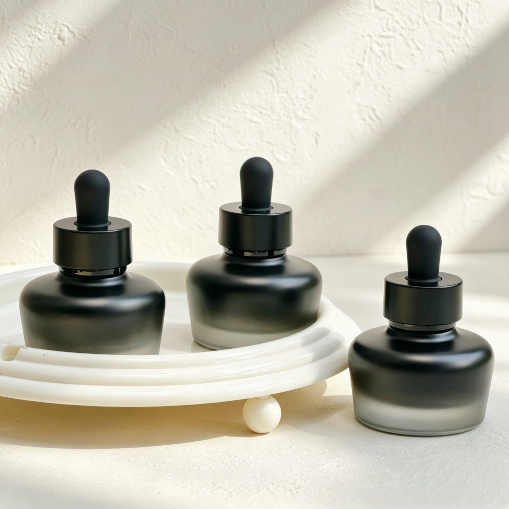 Luxury Skincare Serum - 30ml matglazen druppelfles, donker, lichtwerend, voor